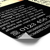 Poster Robe orientale, Vêtements pour femmes publicité (Coin)