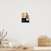 Poster Robe orientale, Vêtements pour femmes publicité (Cuisine)