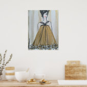 Poster Robe poupée bébé (Cuisine)