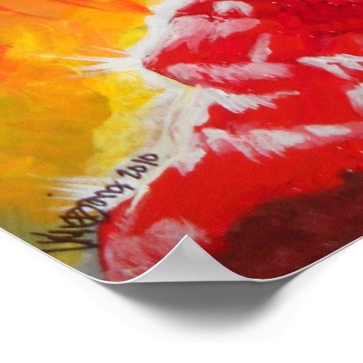 Poster Robe rouge (Coin)