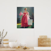 Poster Robe rouge vers le haut (Cuisine)