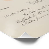 Poster Robe Rouge Vierge Victorienne Mode Française Vinta (Coin)