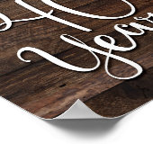 Poster ROBE Rustique CHic À 40 ANS Imprimer (Coin)