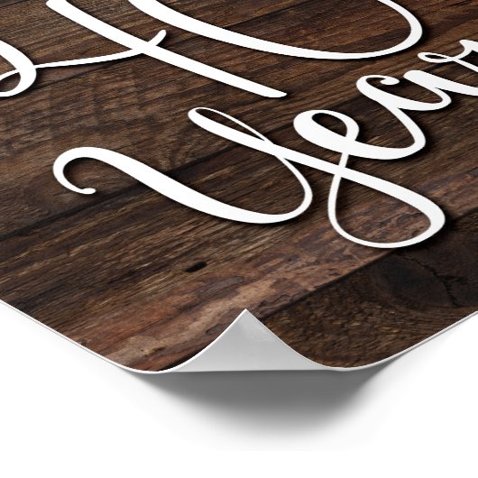 Poster ROBE Rustique CHic À 40 ANS Imprimer (Coin)