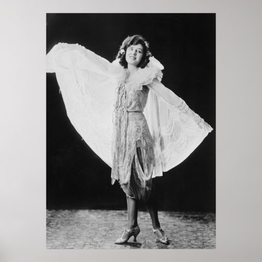 Poster Robe style Flapper, années 1920 (Devant)