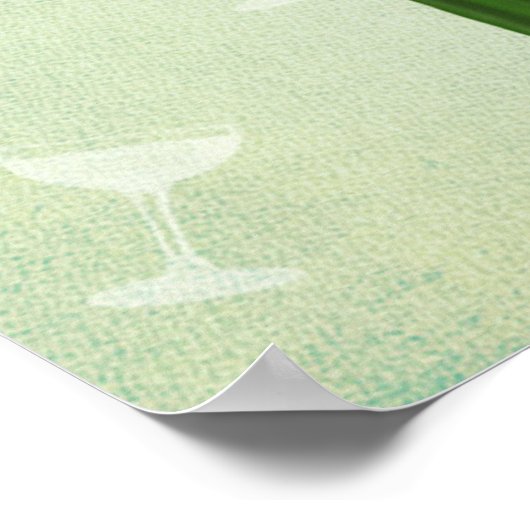 Poster Robe verte de lapin (Coin)