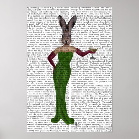 Poster Robe verte de lapin (Devant)