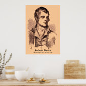 Poster Robert Burns (Cuisine)