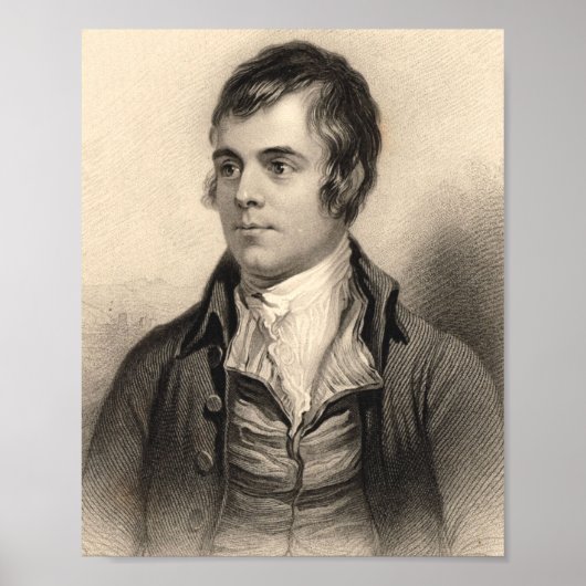 Poster Robert Burns Portrait (Devant)