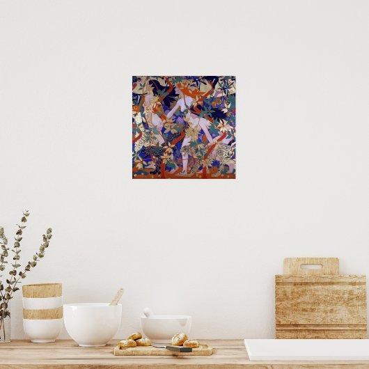 Poster Robert Burns The Hunt Diana et ses Nymphes (Cuisine)