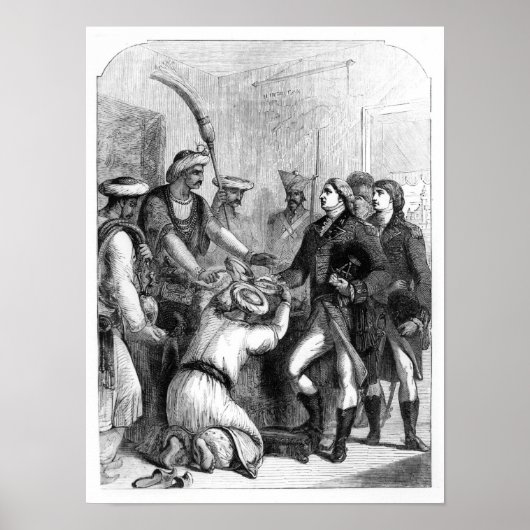 Poster Robert Clive reçoit les "Diwani" du Bengale (Devant)