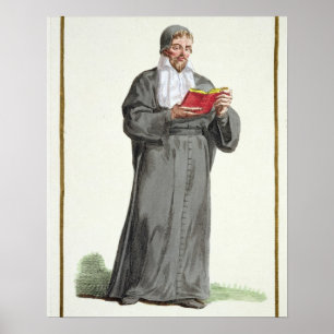 Poster Robert de Sorbon (1201-94) de Receuil des Estam