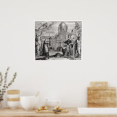 Poster Robert de Sorbon et Cardinal Richelieu (Cuisine)