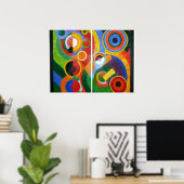 Poster Robert Delaunay art : Rythme (Bureau à domicile)