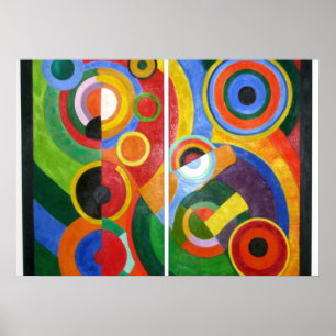 Poster Robert Delaunay art : Rythme
