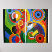 Poster Robert Delaunay art : Rythme (Devant)