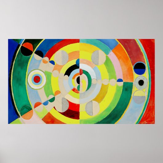 Poster Robert Delaunay - Disque-Relief - Abstrait (Devant)