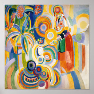 Poster Robert Delaunay - Femme portugaise