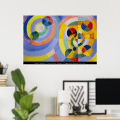 Poster Robert Delaunay - Formes circulaires (Bureau à domicile)