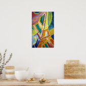 Poster Robert Delaunay La Tour Eiffel (Cuisine)