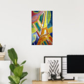 Poster Robert Delaunay La Tour Eiffel (Bureau à domicile)