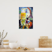 Poster Robert Delaunay L'Équipe Cardiff (Cuisine)