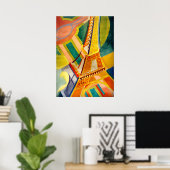 Poster Robert Delaunay - Tour Eiffel (Bureau à domicile)