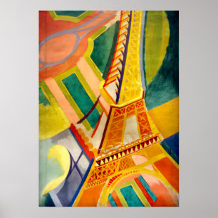 Poster Robert Delaunay - Tour Eiffel