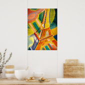 Poster Robert Delaunay - Tour Eiffel (Cuisine)
