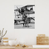 Poster Robert E. Byrd with Hydroaeroplane, 1920s (Cuisine)