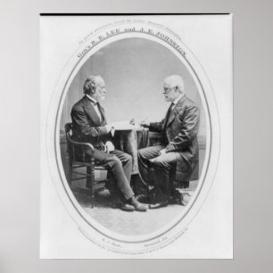 Poster Robert E. Lee et Joseph E. Johnston
