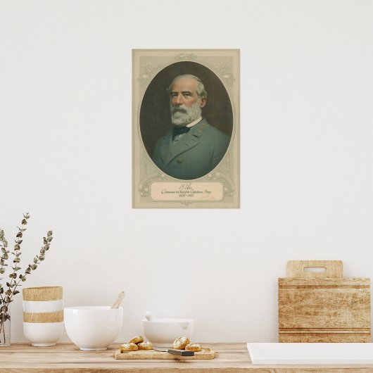 Poster Robert E Lee Portrait (Cuisine)