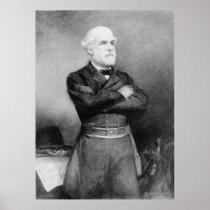 Poster Robert Edward Lee Portrait de John Adams Elder