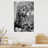 Poster Robert F. Kennedy dans le discours du rassemblemen (Cuisine)