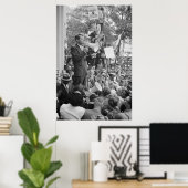 Poster Robert F. Kennedy dans le discours du rassemblemen (Bureau à domicile)