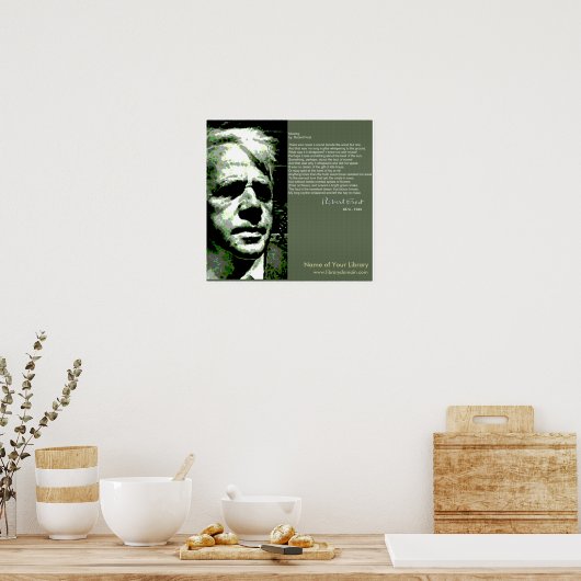 Poster Robert Frost (Cuisine)