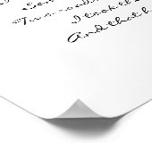 Poster Robert Frost - La route non prise (Coin)