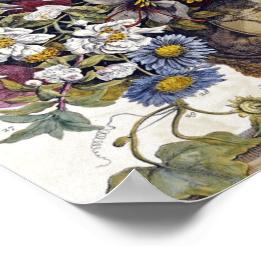 Poster Robert Furber - Octobre - Douze Mois (Coin)