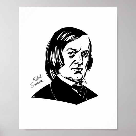Poster Robert Schumann (Devant)