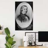 Poster Robert Schumann gravé d'une photographie (Bureau à domicile)