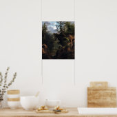 Poster Robert Scott Duncanson Les Grottes (Cuisine)