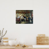 Poster Roberto Bompiani Fête Romaine (Cuisine)