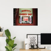 Poster Roberts Barber Shop (Bureau à domicile)