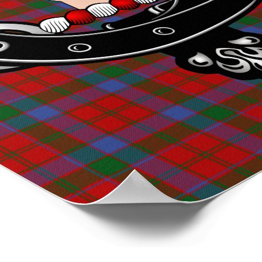 Poster Robertson Clan Badge 8.5x11 (Coin)
