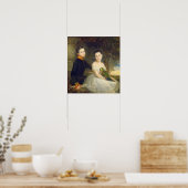 Poster Robertson - Enfants avec perroquet (Cuisine)