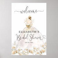 Robes de mariée blonde Floral Bienvenue Enterremen