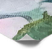 Poster Robin aux fleurs de cerisier (Coin)