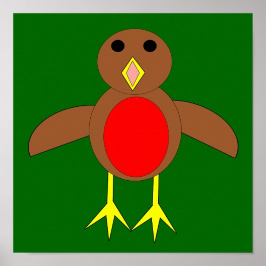 Poster Robin de Noël (Devant)