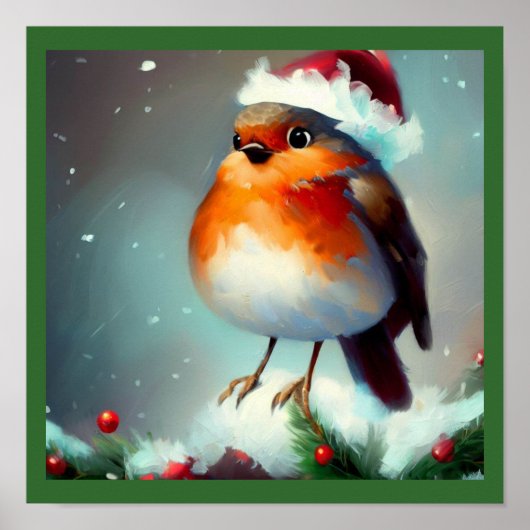 Poster Robin de Noël 1 (Devant)
