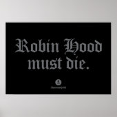 Poster Robin des Bois doit mourir. (Devant)